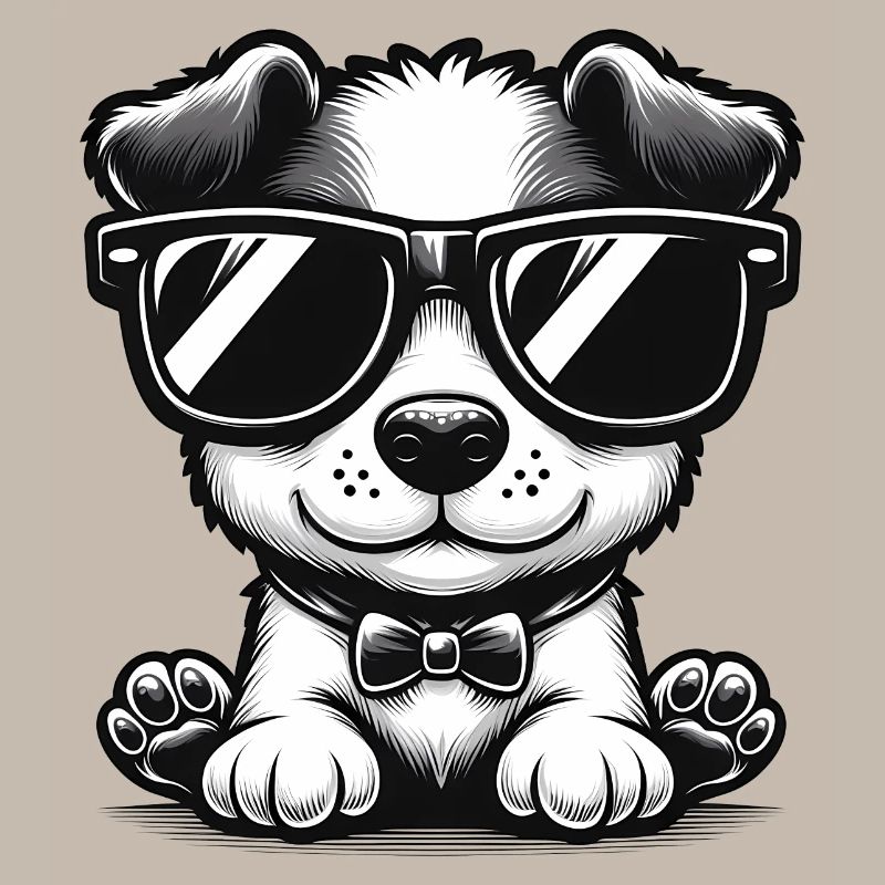 Chien teckel mignon