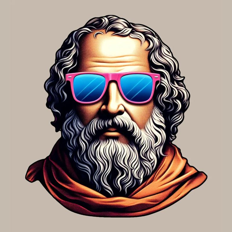 Buste Philosophe Rétro