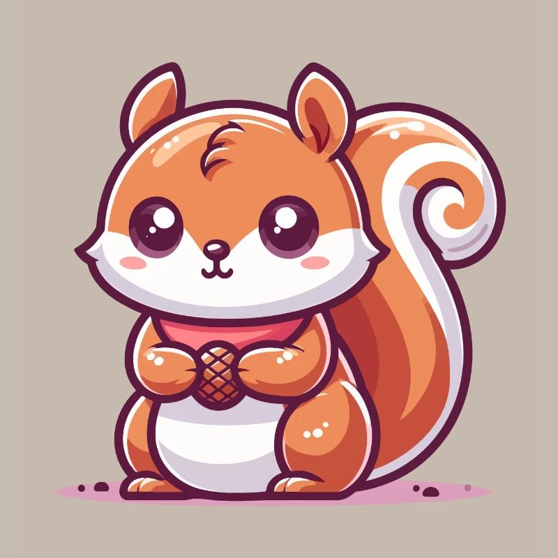 Eichhörnchen mit einem Samen