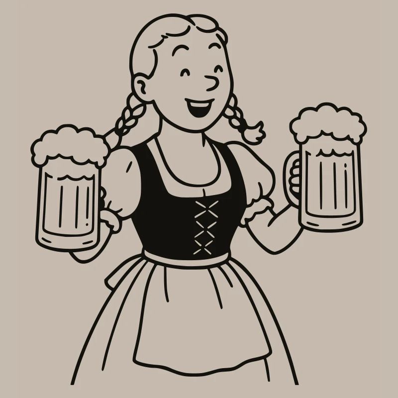 Bier mädchen