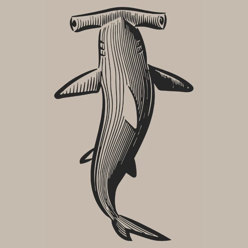 Conception de requin marteau