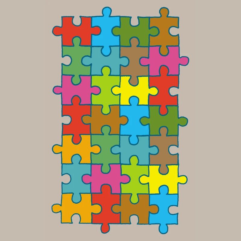 Multicolored puzzle