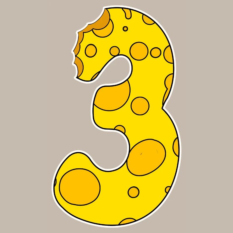 Number 3 - Three - Third