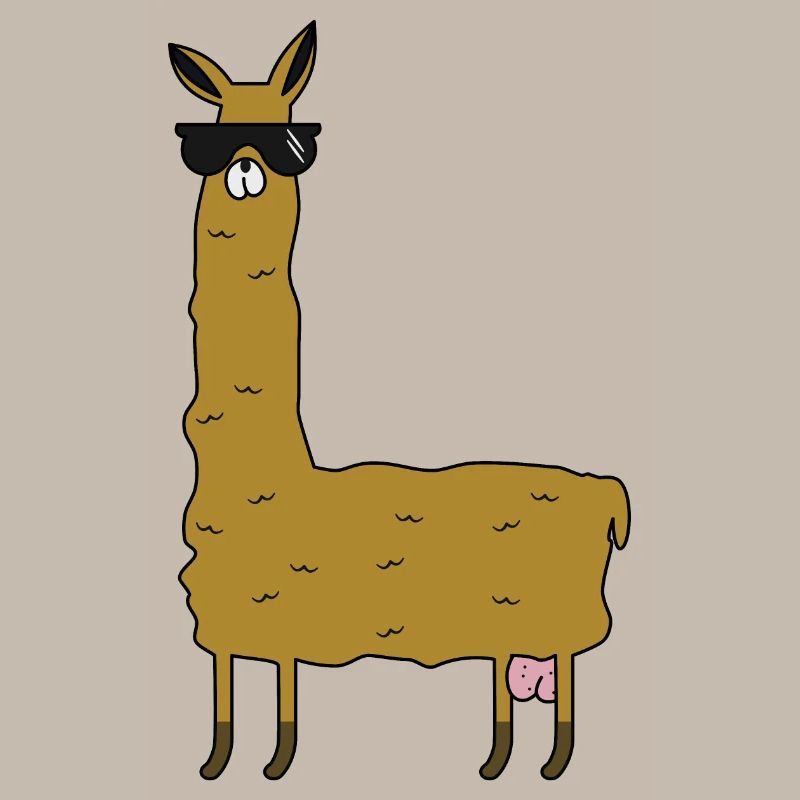 Lama mit Extras
