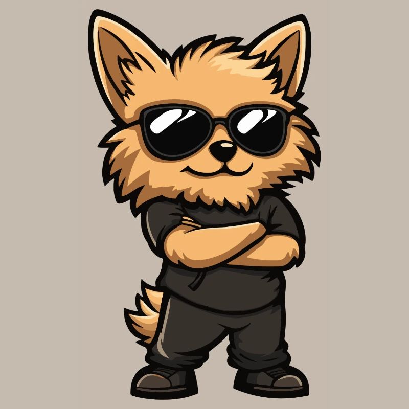 Zwergspitz Hund Comic