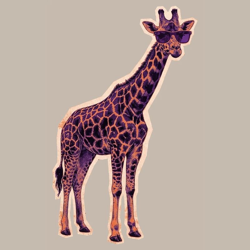 Coole Giraffe Sonnenbrille