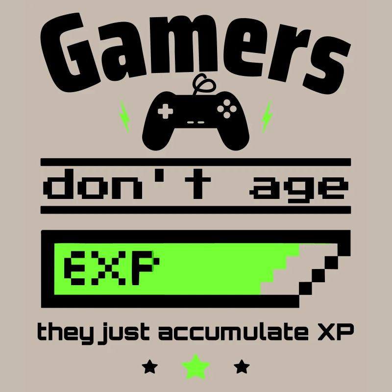 Gamer doesn't get old,geek birthday gift