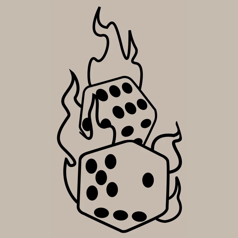 dices in flames