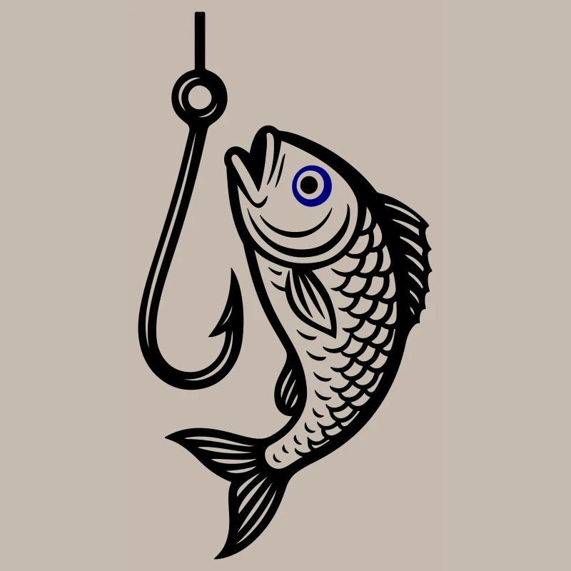 Hameçon Icône de poisson