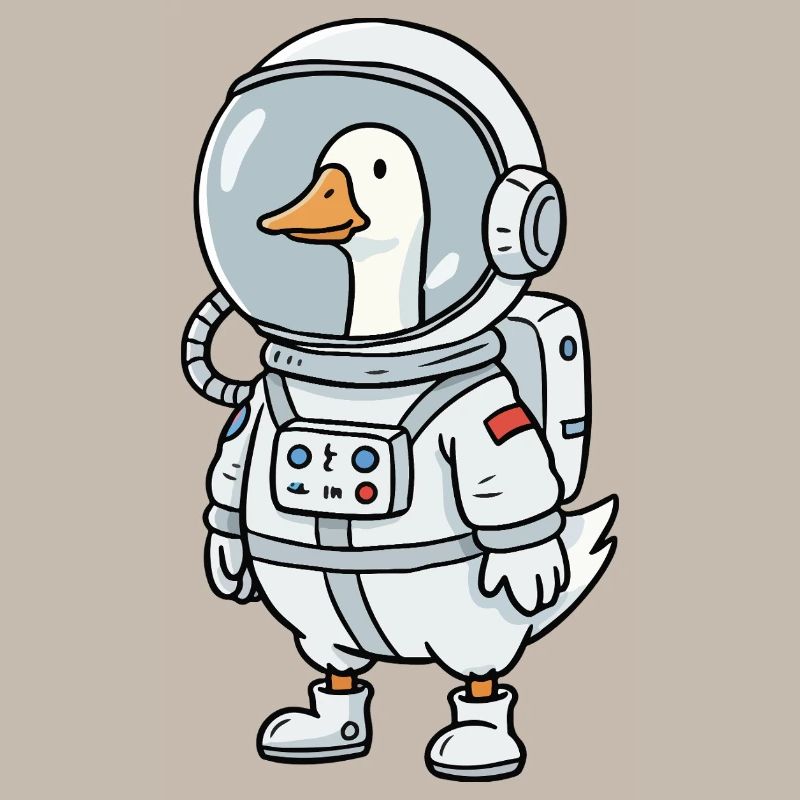 Astronaute de l’Oie de l’Espace