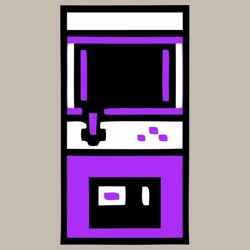 Joueur nostalgique d’arcade automate