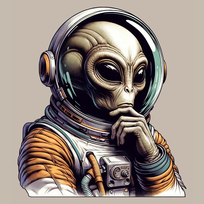 Aventure spatiale d’un cosmonaute extraterrestre