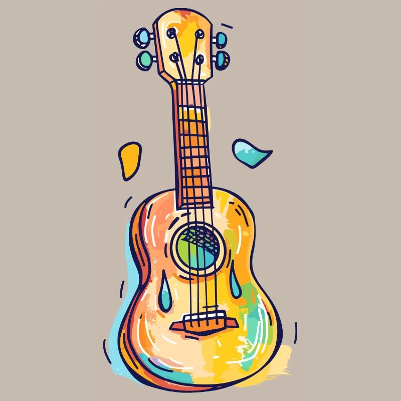 Ukulele Comic Look