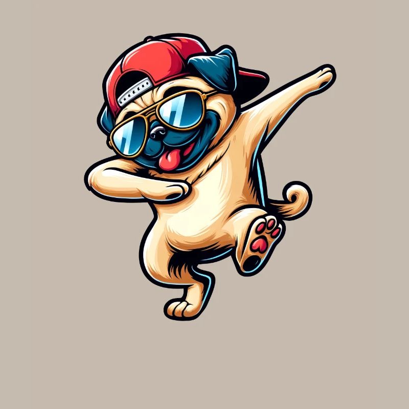 Danse Carlin Dabbing Pose Élégant