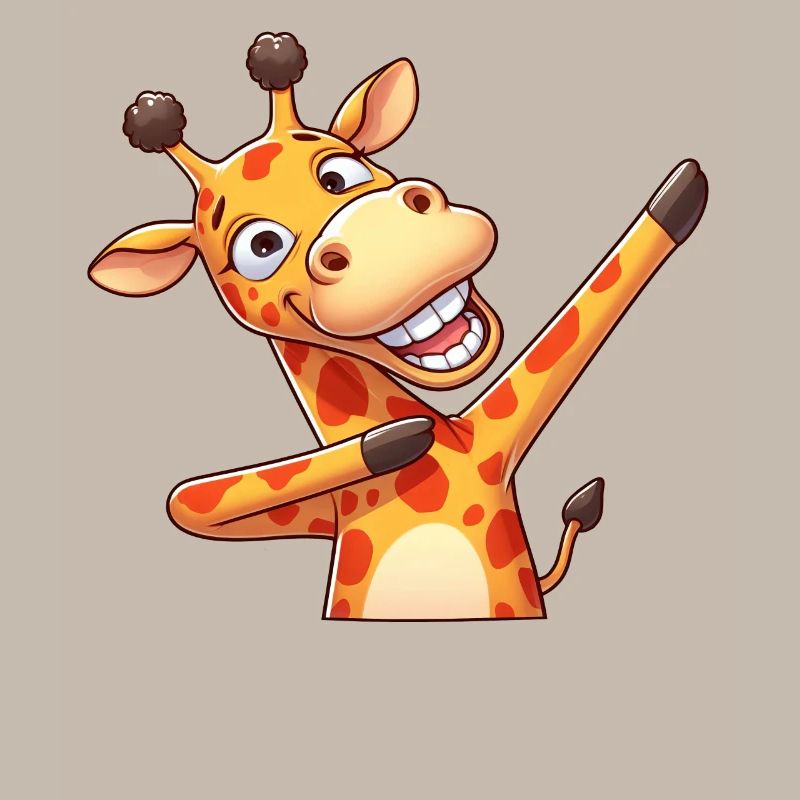 Coole Giraffe Dabbing Dab Tanz
