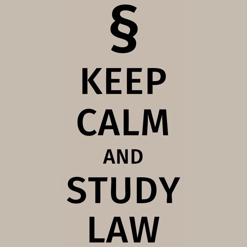 keep calm and study law