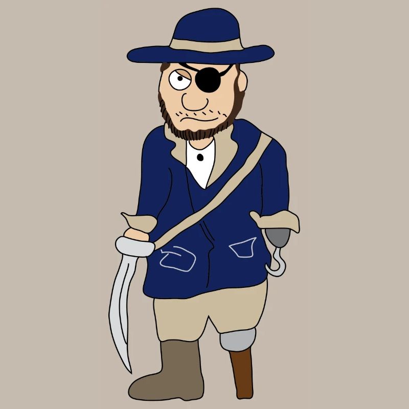 pirates | Pirate | patch oeil pirate jambe de bois