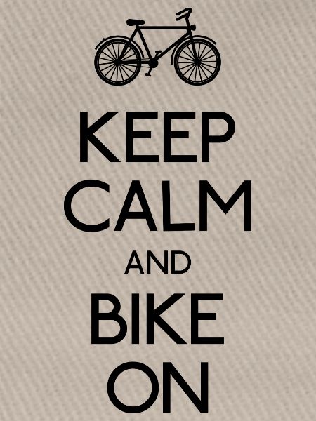 Keep Calm Fahrrad