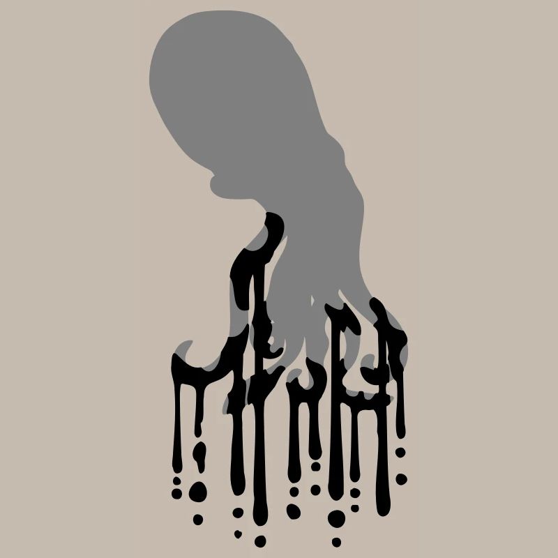 Tentacle Octopus Ink Drop Graffiti Spray Cool