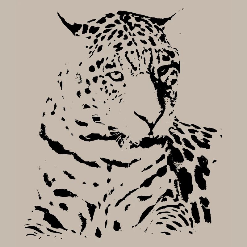 Idée cadeau cadeau noir léopard