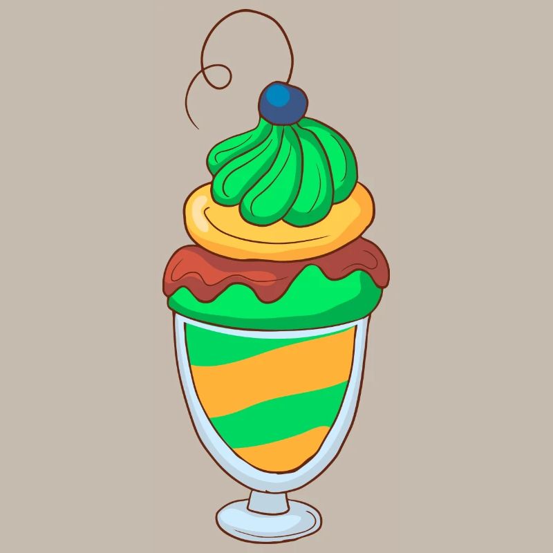 Crème glacée, crème glacée, crème glacée, crème glacée, boule, crème glacée, sundae
