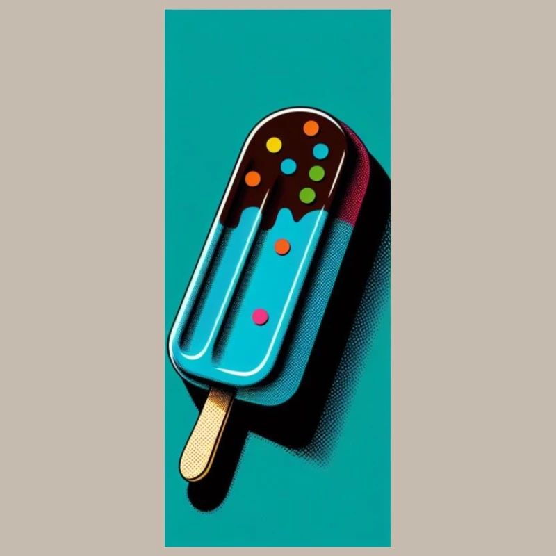 Glace sur le Style Popsicle Pop Art I