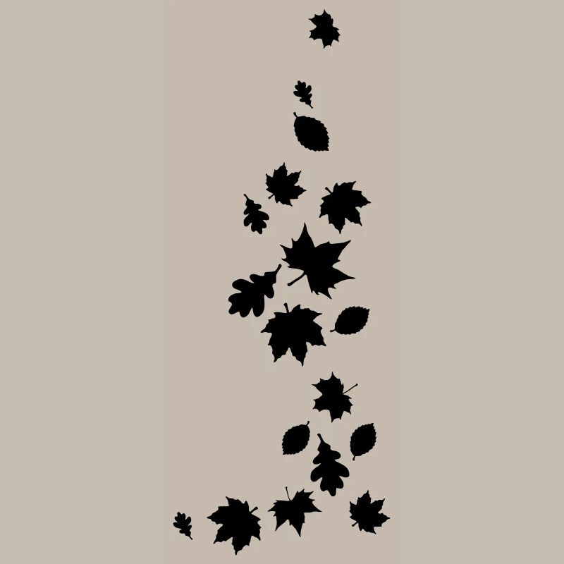 Les feuilles d'automne arbre d'érable chêne Beech Forest Park