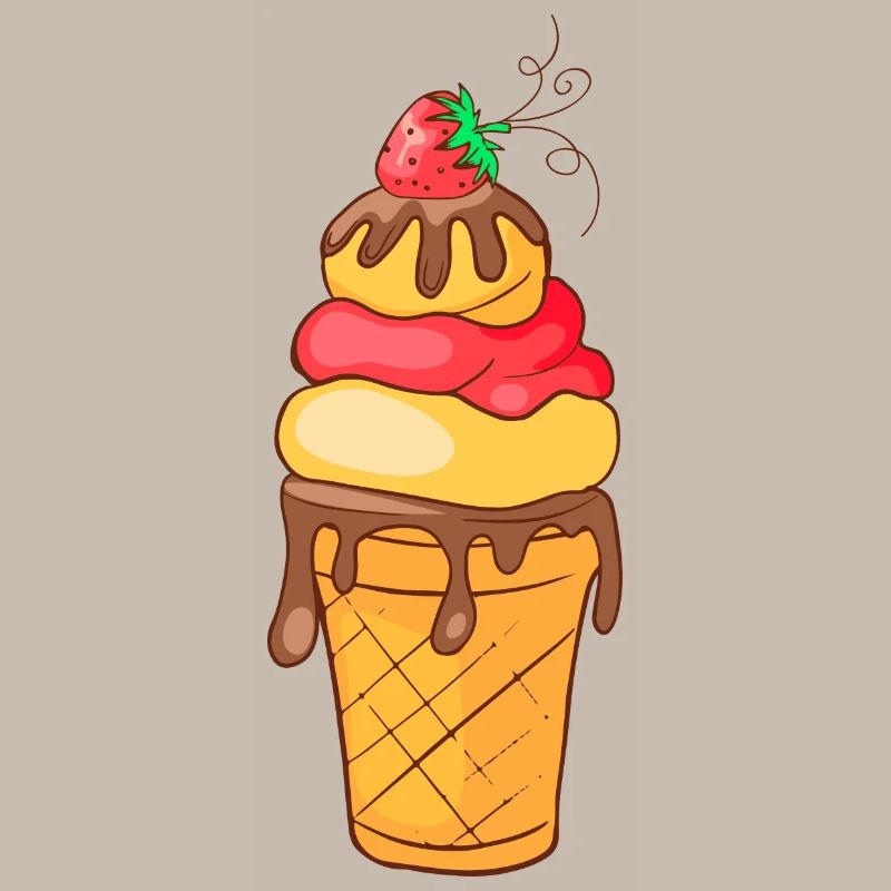 Crème glacée, crème glacée, crème glacée, crème glacée, boule, crème glacée, sundae