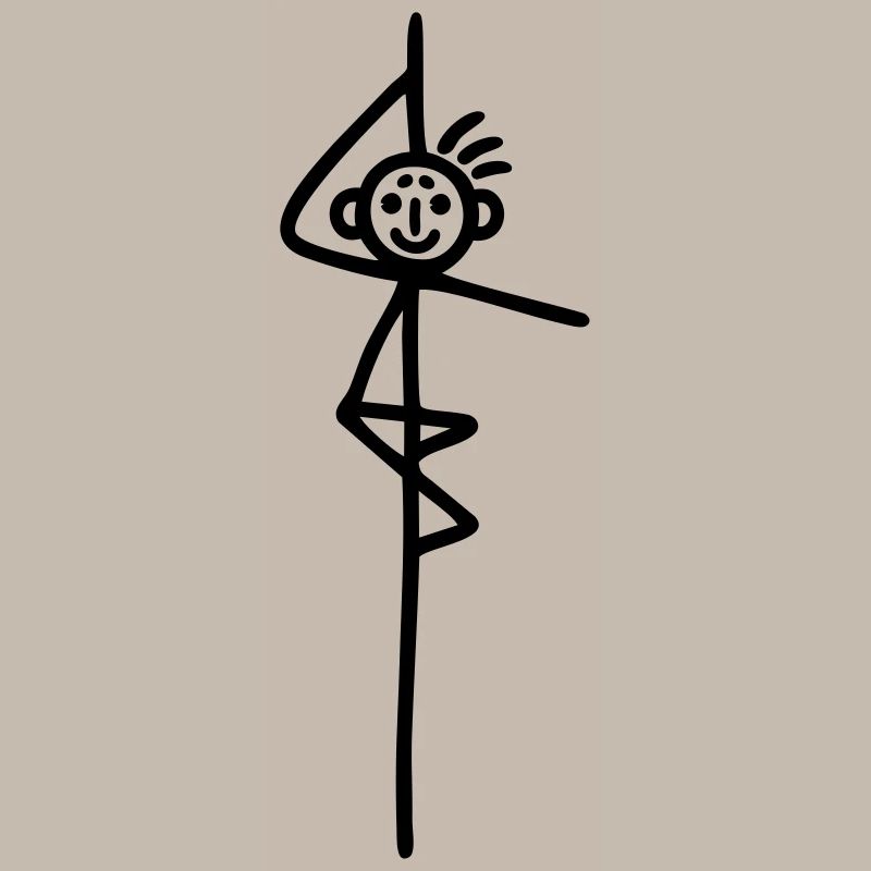 Strichmännchen Pole Dance
