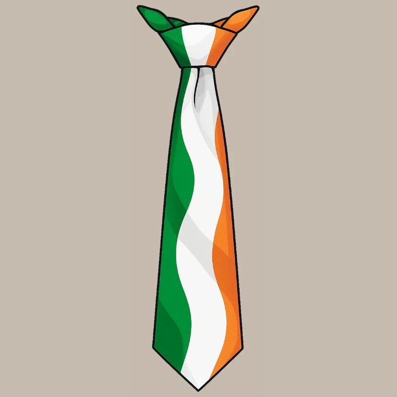 Cravate d’Irlande – Conception du drapeau