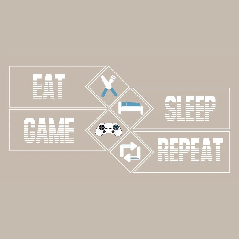 PC Gaming - Eat Sleep Game Repeat