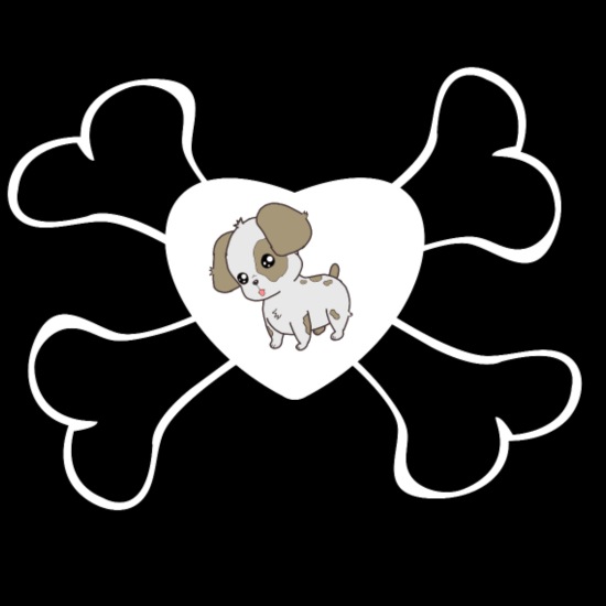 Perro ama dibujos animados de dibujos animados de hueso de perro' Gorro de  pescador | Spreadshirt