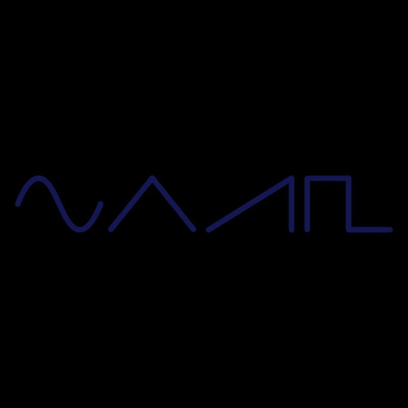 Synth waveforms horizontal