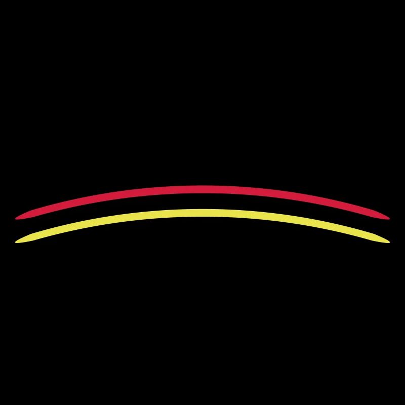 Ligne de drapeau de l'Allemagne