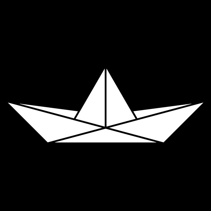Papierschiffchen / Papierschiff / Papierboot