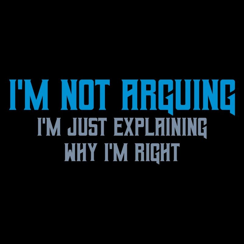 I m not arguing