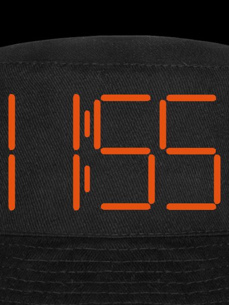 Digital clock 11:55