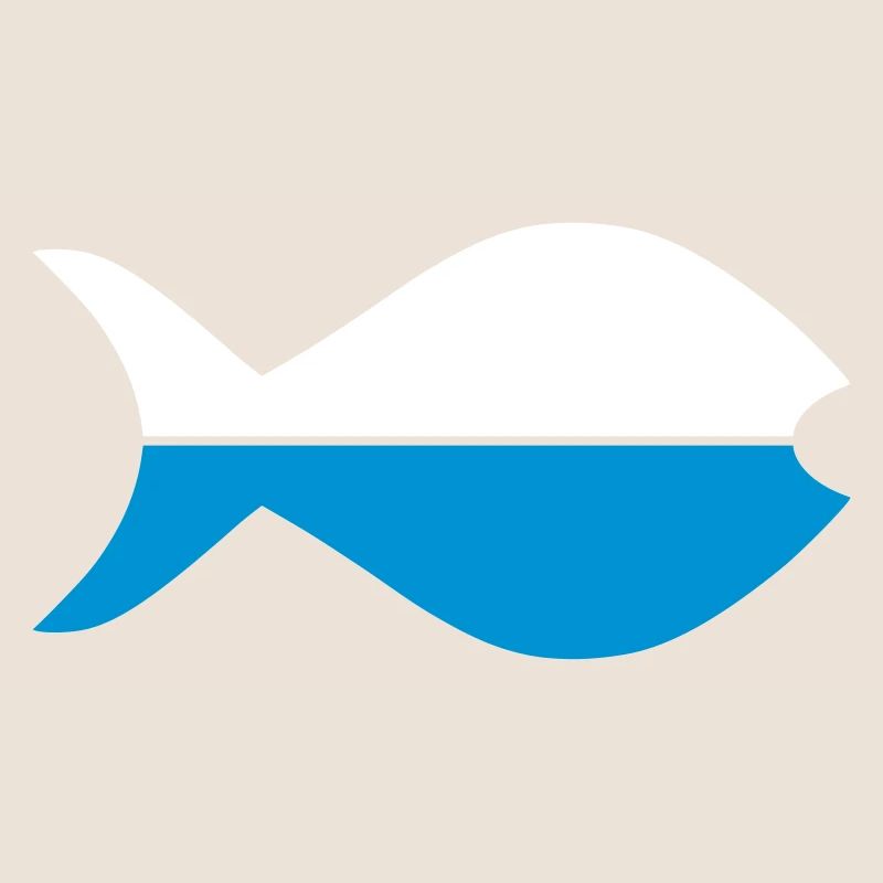 Deux moitiés de poisson