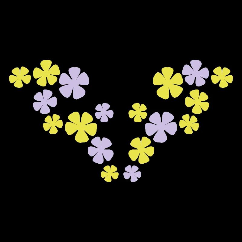 Many Pretty Flowers Colorful Decorative Pattern Beautiful