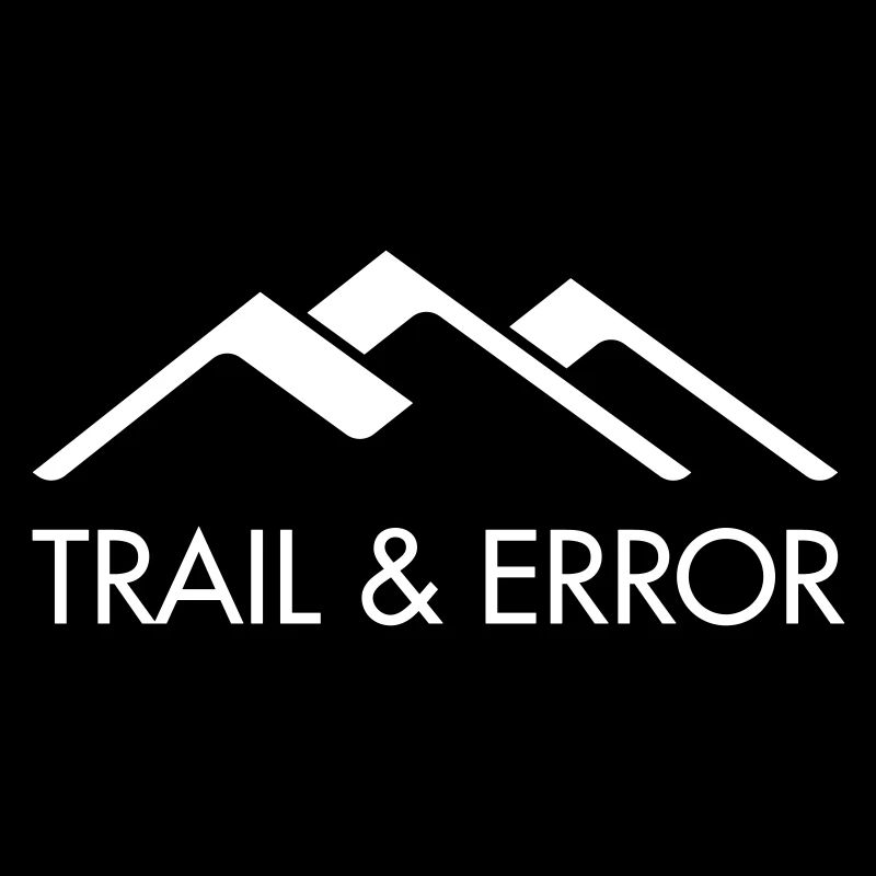 TRAIL & erreur White Logo