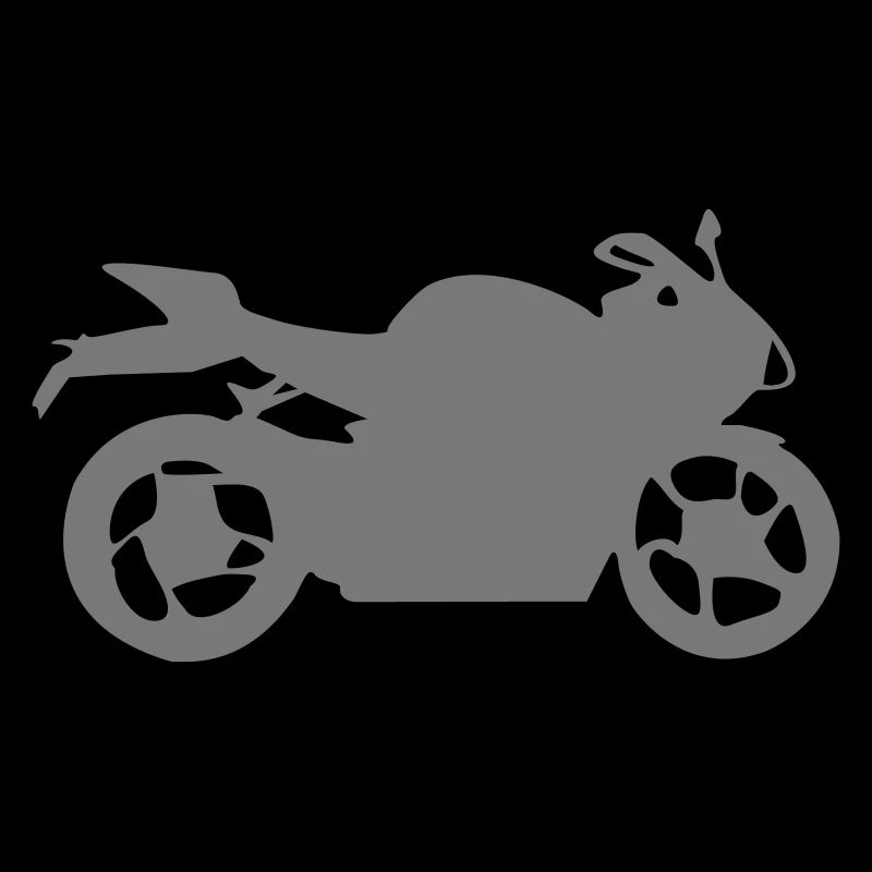 Silhouette de moto