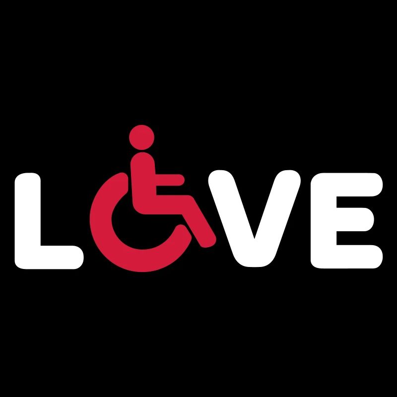 Rollstuhl Love Behindert