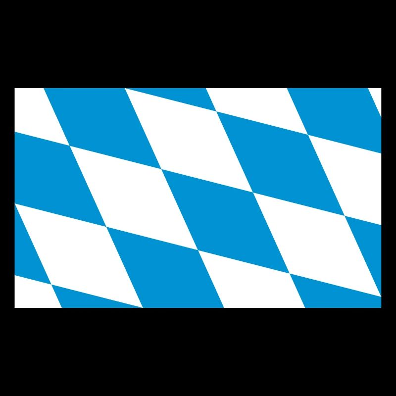 Bayern Flagge Blau Weiß