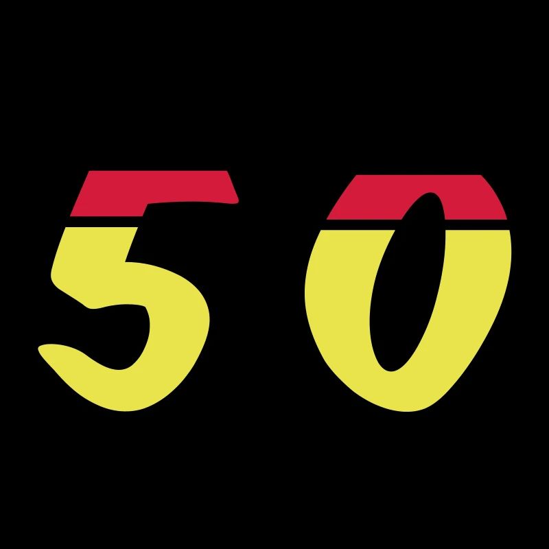 50 Zahl symbol Germany