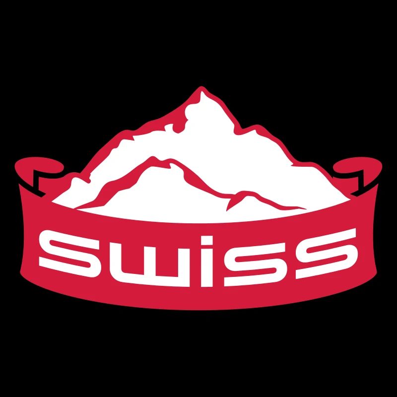 Swiss Mountain Banner Logo