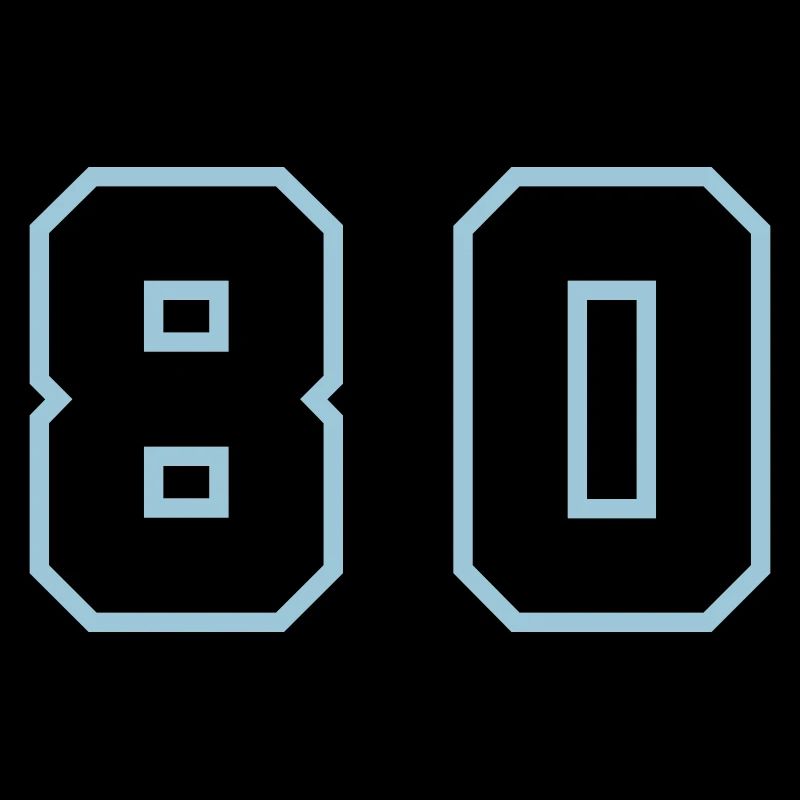 Symbole numérique 80