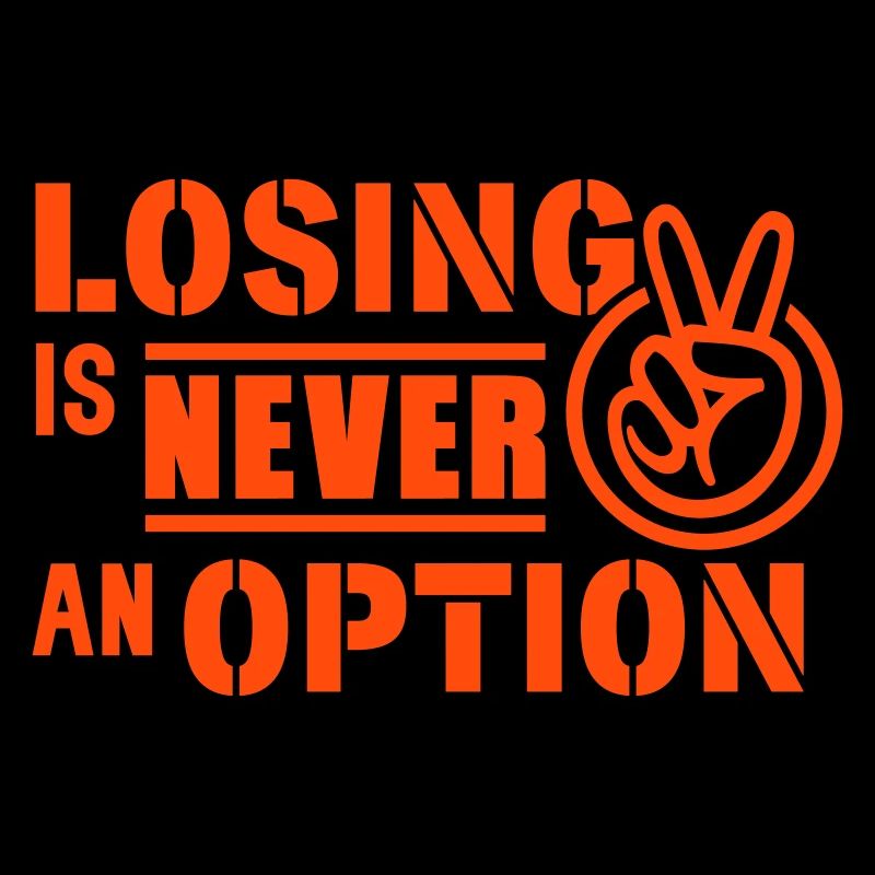 No Losing (lettering)