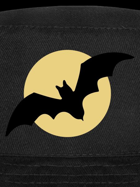 Flying bat moon