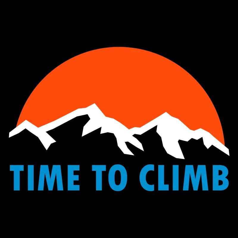 Il est temps de grimper (montagnes, soleil)