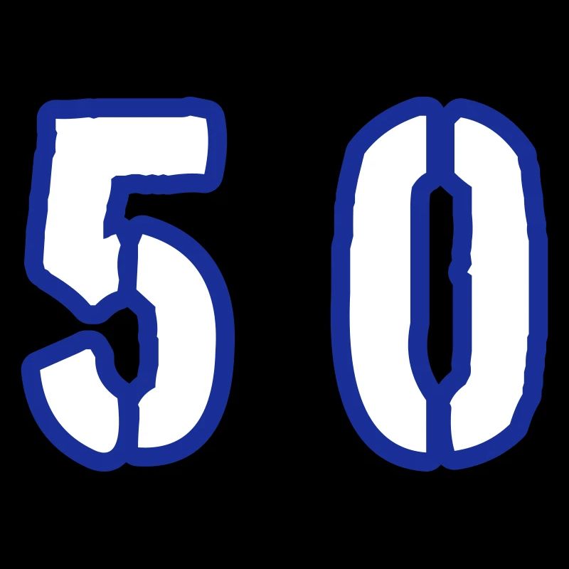 50 Zahl Symbol